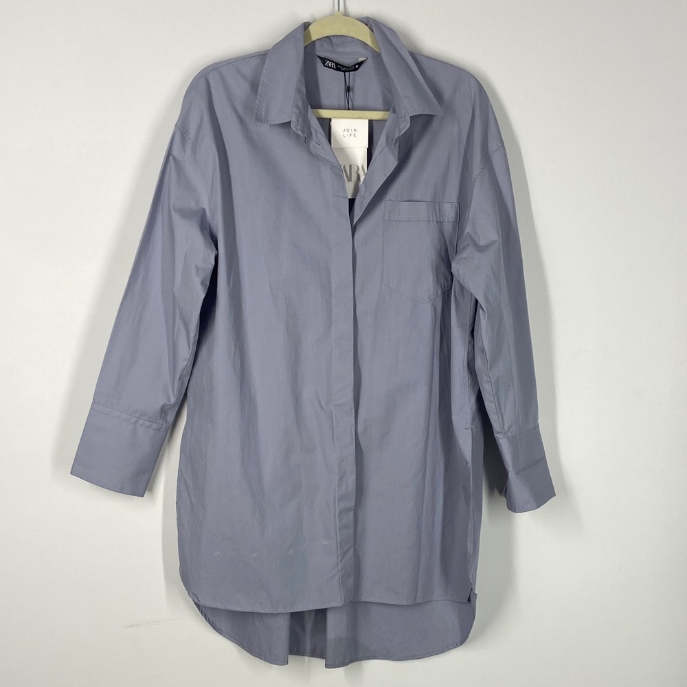Zara Women's Oversized Button Down Shirt New